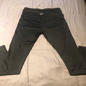 Reebok full length black leggings